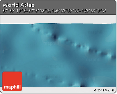 Satellite 3D Map of the Area around 37° 23' 54" S, 146° 7' 30" W