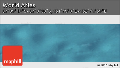Satellite Panoramic Map of the Area around 37° 23' 54" S, 152° 13' 29" E