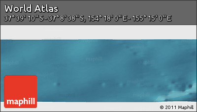 Satellite Panoramic Map of the Area around 37° 23' 54" S, 154° 46' 30" E