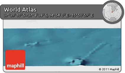 Satellite Panoramic Map of the Area around 37° 23' 54" S, 15° 22' 30" E