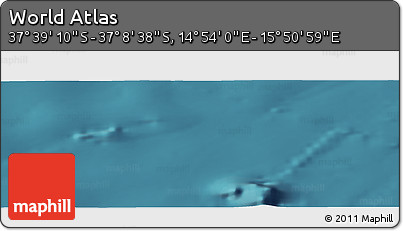 Satellite Panoramic Map of the Area around 37° 23' 54" S, 15° 22' 30" E