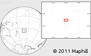 Blank Location Map of the area around 37° 23' 54" S, 162° 16' 30" W