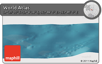 Satellite Panoramic Map of the Area around 37° 23' 54" S, 163° 16' 30" E