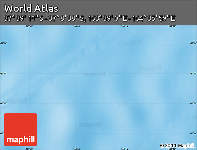 Physical Map of the Area around 37° 23' 54" S, 164° 7' 30" E
