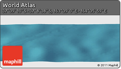 Satellite Panoramic Map of the Area around 37° 23' 54" S, 164° 7' 30" E