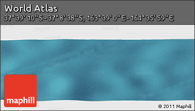 Satellite Panoramic Map of the Area around 37° 23' 54" S, 164° 7' 30" E