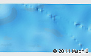 Physical 3D Map of the area around 37° 23' 54" S, 16° 4' 29" W