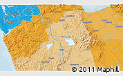 Political 3D Map of Waiuku