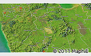 Satellite 3D Map of the area around 37° 23' 54" S, 175° 10' 30" E