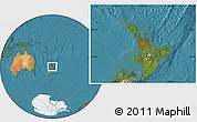 Satellite Location Map of Waiuku