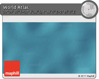 Satellite 3D Map of the Area around 37° 23' 54" S, 1° 46' 29" E