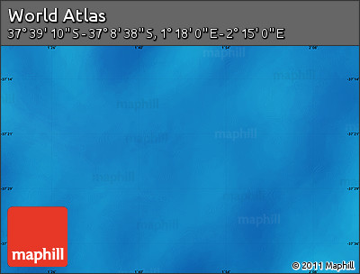 Physical Map of the Area around 37° 23' 54" S, 1° 46' 29" E