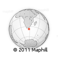 Outline Map of the Area around 37° 23' 54" S, 27° 16' 29" E, rectangular outline