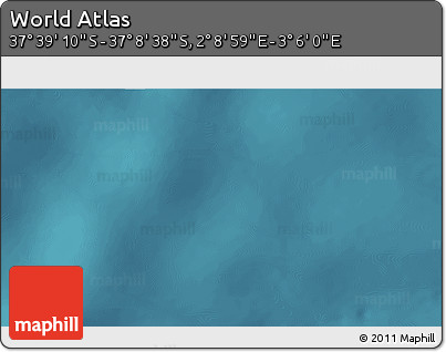 Satellite 3D Map of the Area around 37° 23' 54" S, 2° 37' 30" E