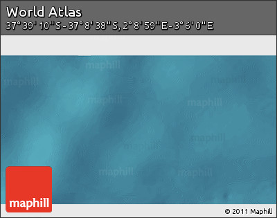 Satellite 3D Map of the Area around 37° 23' 54" S, 2° 37' 30" E