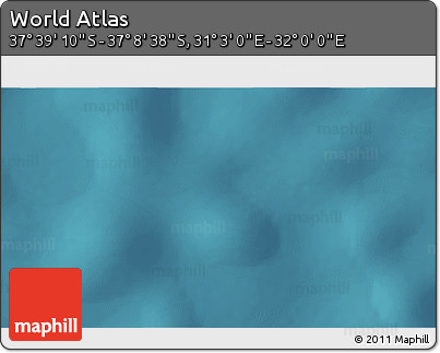 Satellite 3D Map of the Area around 37° 23' 54" S, 31° 31' 29" E