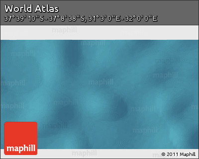 Satellite 3D Map of the Area around 37° 23' 54" S, 31° 31' 29" E