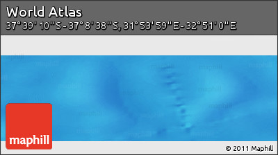 Physical Panoramic Map of the Area around 37° 23' 54" S, 32° 22' 30" E