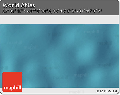 Satellite 3D Map of the Area around 37° 23' 54" S, 32° 13' 30" W