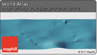 Satellite Panoramic Map of the Area around 37° 23' 54" S, 33° 13' 30" E