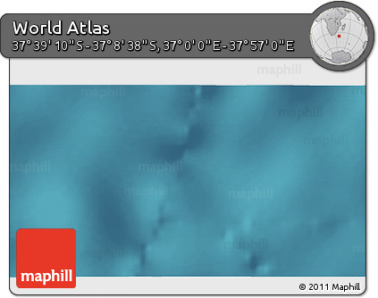 Satellite 3D Map of the Area around 37° 23' 54" S, 37° 28' 30" E