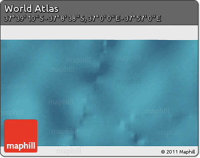 Satellite 3D Map of the Area around 37° 23' 54" S, 37° 28' 30" E