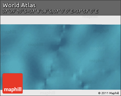 Satellite 3D Map of the Area around 37° 23' 54" S, 37° 28' 30" E
