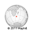Outline Map of the Area around 37° 23' 54" S, 38° 19' 30" E, rectangular outline