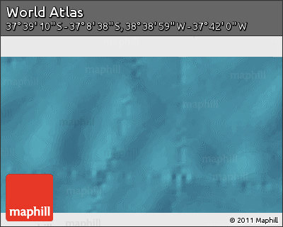Satellite 3D Map of the Area around 37° 23' 54" S, 38° 10' 29" W