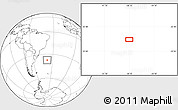 Blank Location Map of the area around 37° 23' 54" S, 38° 10' 29" W