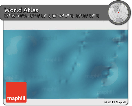 Satellite 3D Map of the Area around 37° 23' 54" S, 39° 10' 29" E