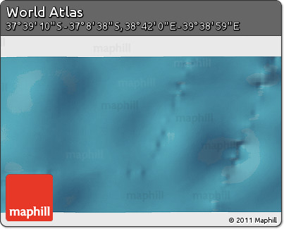 Satellite 3D Map of the Area around 37° 23' 54" S, 39° 10' 29" E