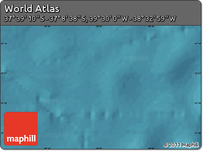 Satellite Map of the Area around 37° 23' 54" S, 39° 1' 29" W