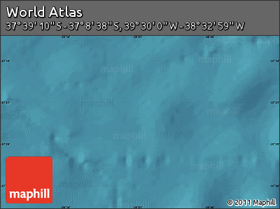 Satellite Map of the Area around 37° 23' 54" S, 39° 1' 29" W