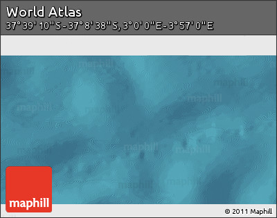 Satellite 3D Map of the Area around 37° 23' 54" S, 3° 28' 30" E