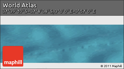 Satellite Panoramic Map of the Area around 37° 23' 54" S, 3° 28' 30" E