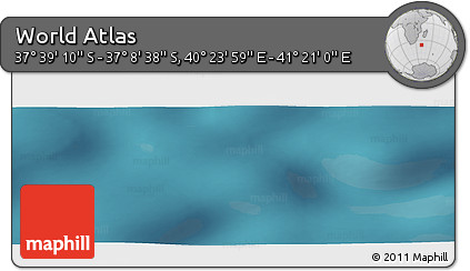 Satellite Panoramic Map of the Area around 37° 23' 54" S, 40° 52' 30" E