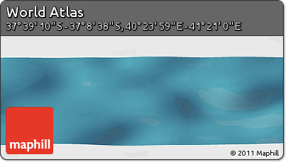Satellite Panoramic Map of the Area around 37° 23' 54" S, 40° 52' 30" E