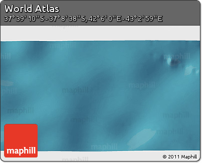 Satellite 3D Map of the Area around 37° 23' 54" S, 42° 34' 30" E