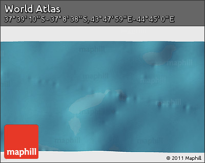 Satellite 3D Map of the Area around 37° 23' 54" S, 44° 16' 29" E