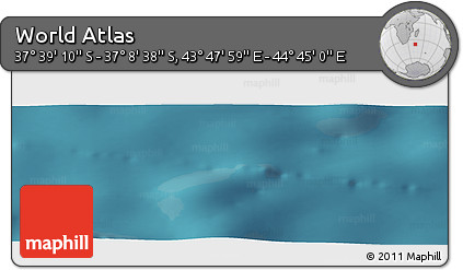Satellite Panoramic Map of the Area around 37° 23' 54" S, 44° 16' 29" E