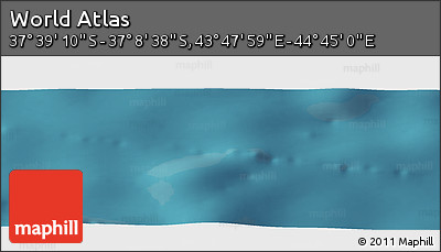 Satellite Panoramic Map of the Area around 37° 23' 54" S, 44° 16' 29" E