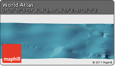 Satellite Panoramic Map of the Area around 37° 23' 54" S, 45° 7' 30" E