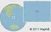 Savanna Style Location Map of the area around 37° 23' 54" S, 45° 58' 30" E