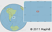 Savanna Style Location Map of the area around 37° 23' 54" S, 46° 40' 29" W