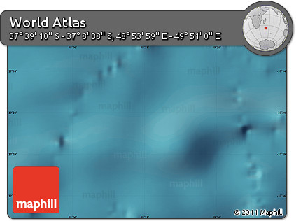 Satellite Map of the Area around 37° 23' 54" S, 49° 22' 30" E
