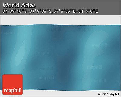 Satellite 3D Map of the Area around 37° 23' 54" S, 53° 37' 30" E