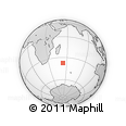 Outline Map of the Area around 37° 23' 54" S, 53° 37' 30" E, rectangular outline