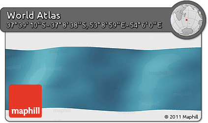 Satellite Panoramic Map of the Area around 37° 23' 54" S, 53° 37' 30" E