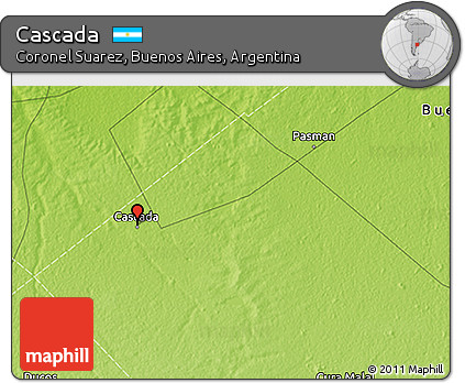 Physical 3D Map of Cascada